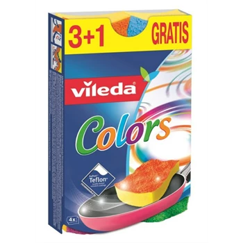 Mosogatószivacs Pur Active 3+1 Vileda Colors_F17881