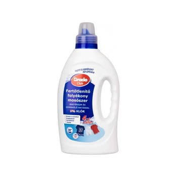 Mosógél fertőtlenítő hatású 1 liter (18 mosás) univerzális BradoClub