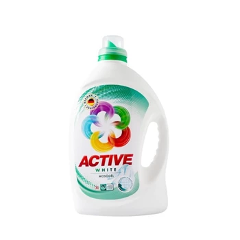 Mosógél 3 liter (60 mosás) fehér ruhákhoz Active white