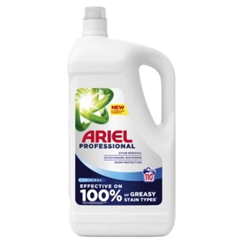 Mosógél 4,95 liter (110 mosás) fehér ruhákhoz Ariel Professional