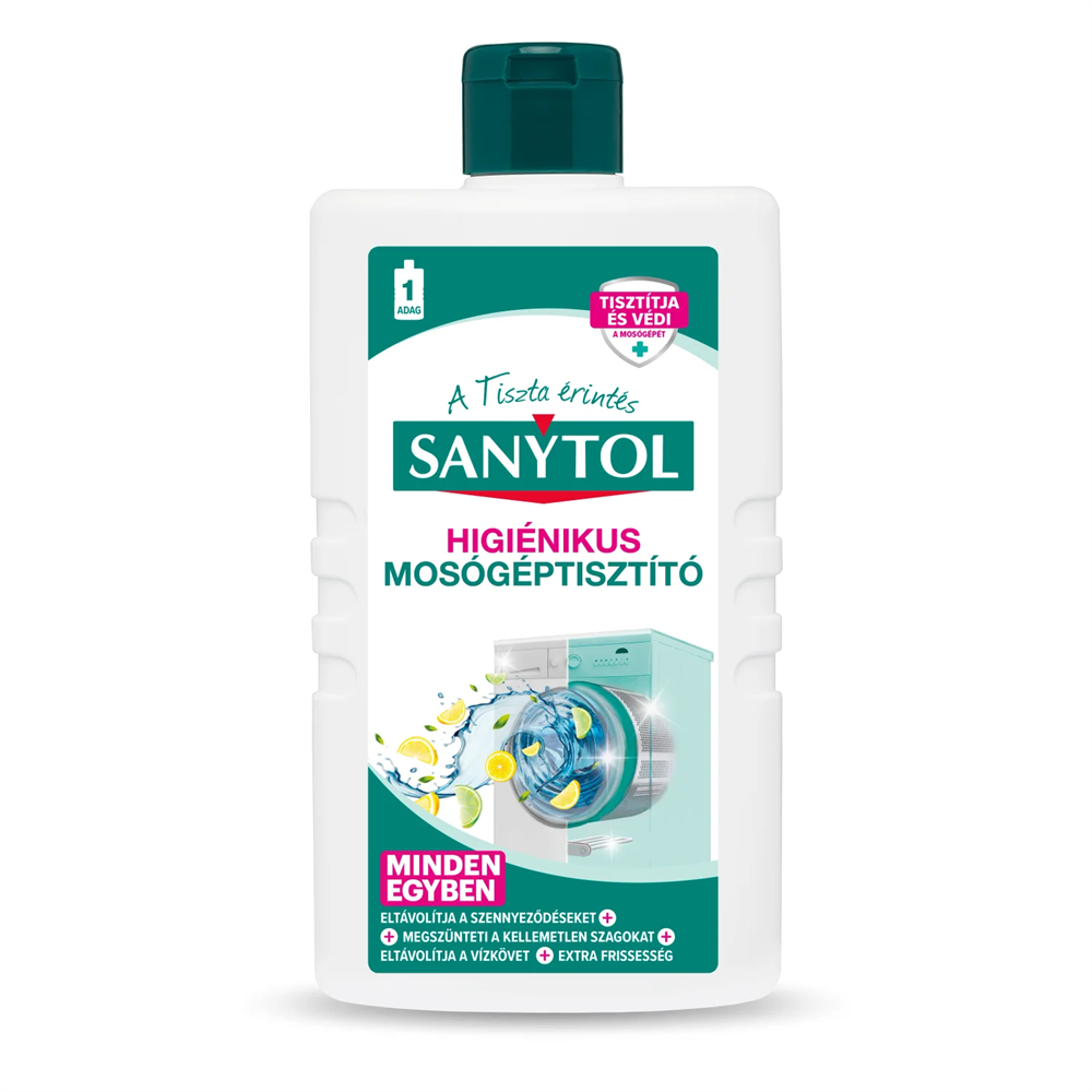 Mosógéptisztító folyadék 250 ml Sanytol
