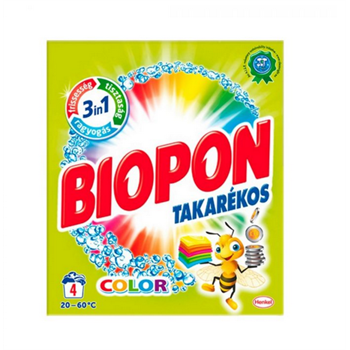 Mosópor 260 g (4 mosás) színes ruhákhoz Biopon Takarékos