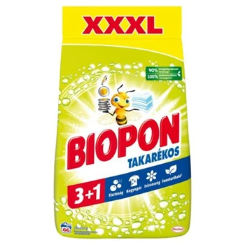 Mosópor 3,96 kg (66 mosás) fehér ruhákhoz Biopon