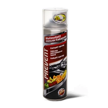 Műszerfalápoló aerosol 500 ml Prevent Vanília illat