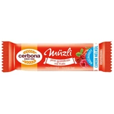 Müzliszelet 20 g, CERBONA, piros gyümölcs hozzáadott cukor nélkül