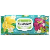 Nedves törlőkendő fertőtlenítő hatással zárható fedéllel 100 lap/csomag alkoholmentes Freshmaker