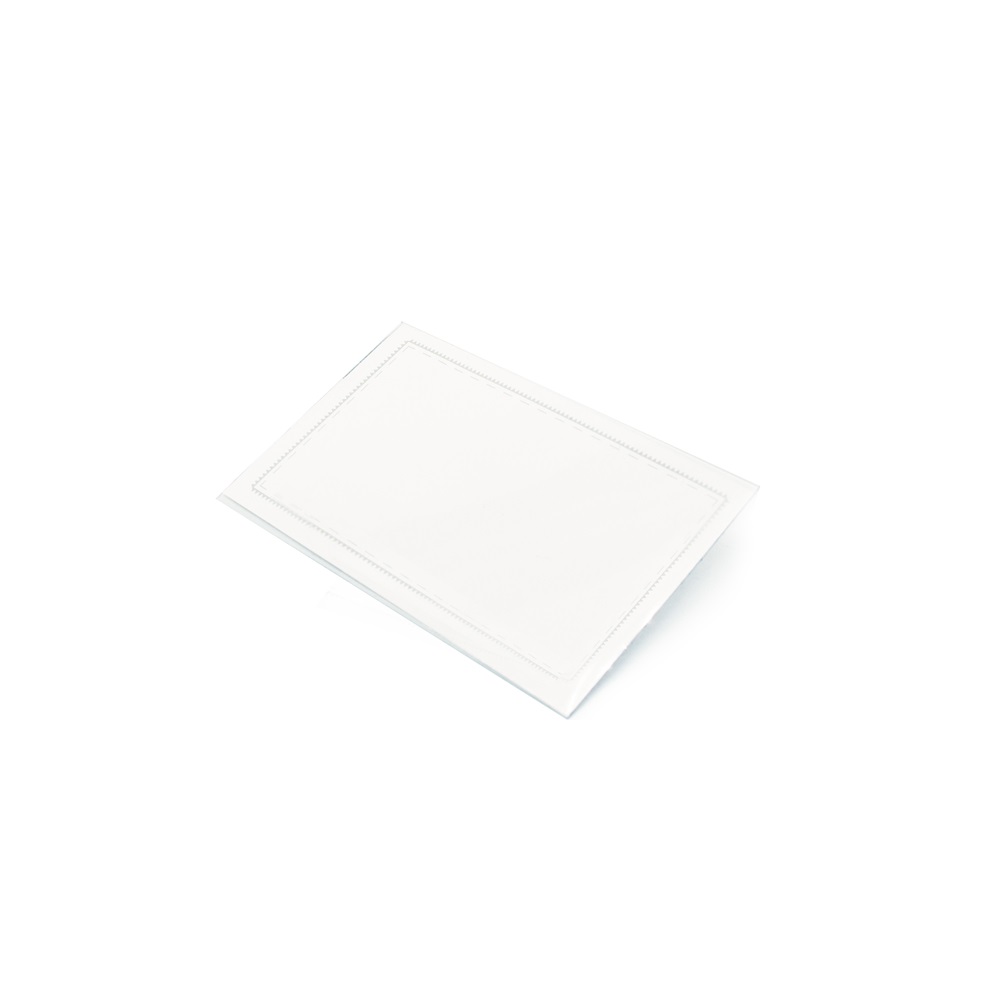 Névkitűző 90x56mm, biztosító tűvel és csiptetővel Bluering®