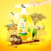 Öblítő koncentrátum 1,5 liter Cleanne_Környezetbarát Afrika aranya