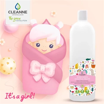 Öblítő koncentrátum 1 liter Cleanne_Baba-Mama Sensitive Its a girl