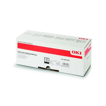 Oki C301/321/MC332/342 toner black ORIGINAL 
