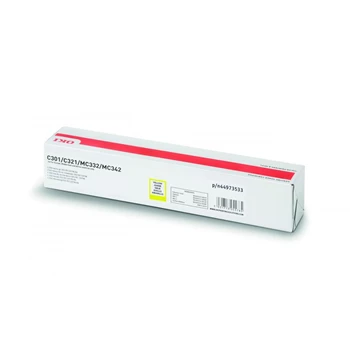 Oki C301/321/MC332/342 toner yellow ORIGINAL 