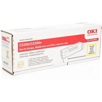 Oki C3200 toner yellow ORIGINAL leértékelt 