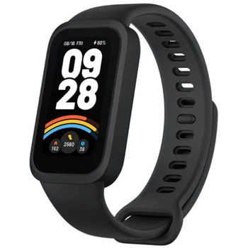 Okoskarkötő XIAOMI Smart Band 9 Active (v5.3, aktivitásmérő, alvásmonitor, 50 sport mód, vízálló) fekete
