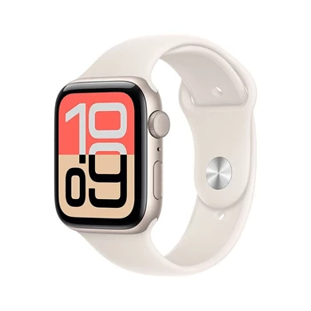 Okosóra Apple Watch SE 3 GPS 40mm Starlight Aluminium Case with Starlight Sport Band - S/M