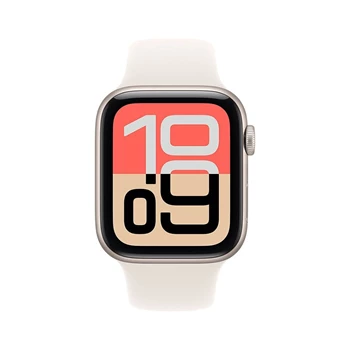 Okosóra Apple Watch SE 3 GPS 40mm Starlight Aluminium Case with Starlight Sport Band - S/M