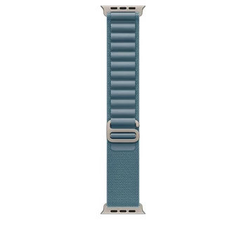 Okosóra Apple Watch Ultra 3 Cellular 49mm Natural Titanium Case with Light Blue Alpine Loop - Medium