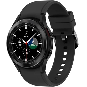 Okosóra SAMSUNG Galaxy Watch 4 Classic (eSIM, szilikon csuklópánt, alumínium, 46mm) fekete