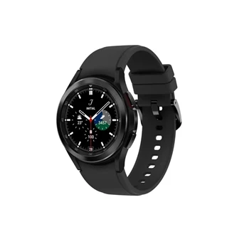 Okosóra SAMSUNG Galaxy Watch 4 Classic (eSIM, szilikon csuklópánt, alumínium, 46mm) fekete