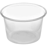 Öntetes tálka kerek alj PP 100 ml 100 db/csomag átlátszó