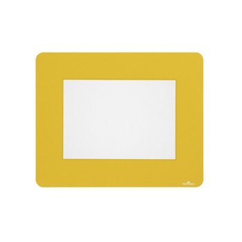 Padlójelző ablak A5, eltávolítható, Durable sárga 10 db/csom