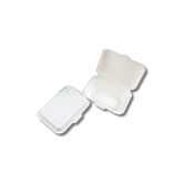 Papírdoboz ételes 18,28 x 13,71 x 6,85 cm komposztálható cukornád 150 db/csomag natúr