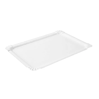 Papírtálca kerek átmérő 23 cm 100 db/csomag fehér