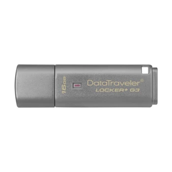 Pendrive USB Kingston 16Gb. USB 3.0 ezüst Automatic Data Security - DTLPG3/16Gb.