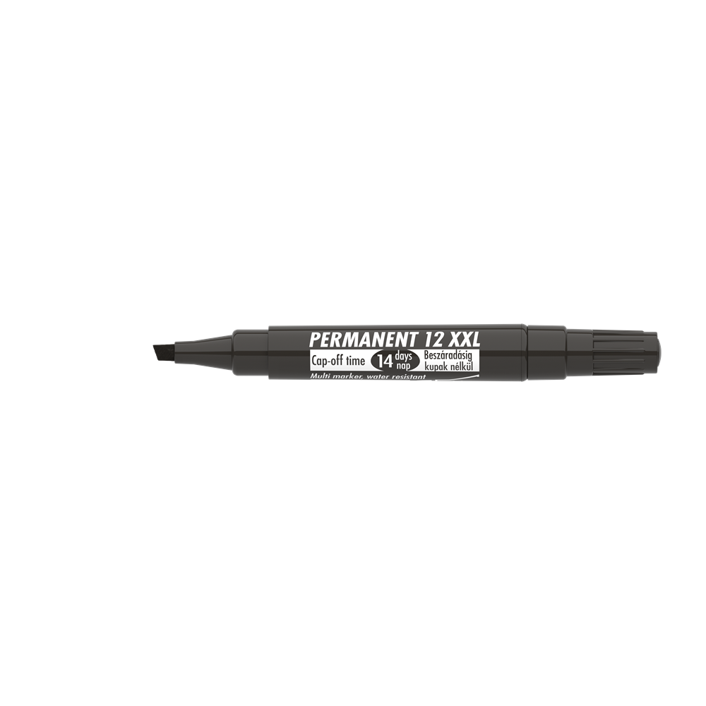Alkoholos marker 1-4mm, vágott Ico 12XXL fekete