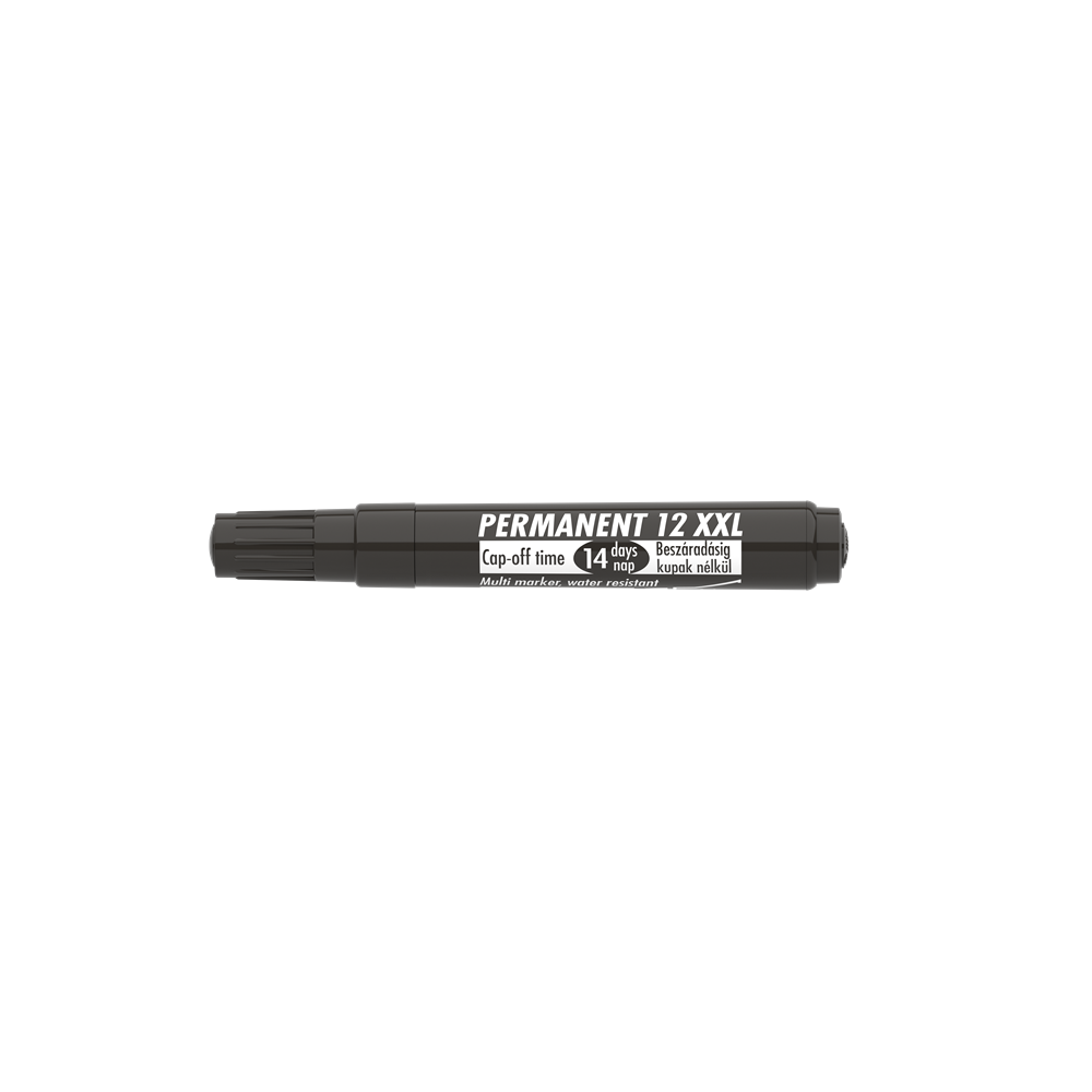 Alkoholos marker 1-4mm, vágott Ico 12XXL fekete