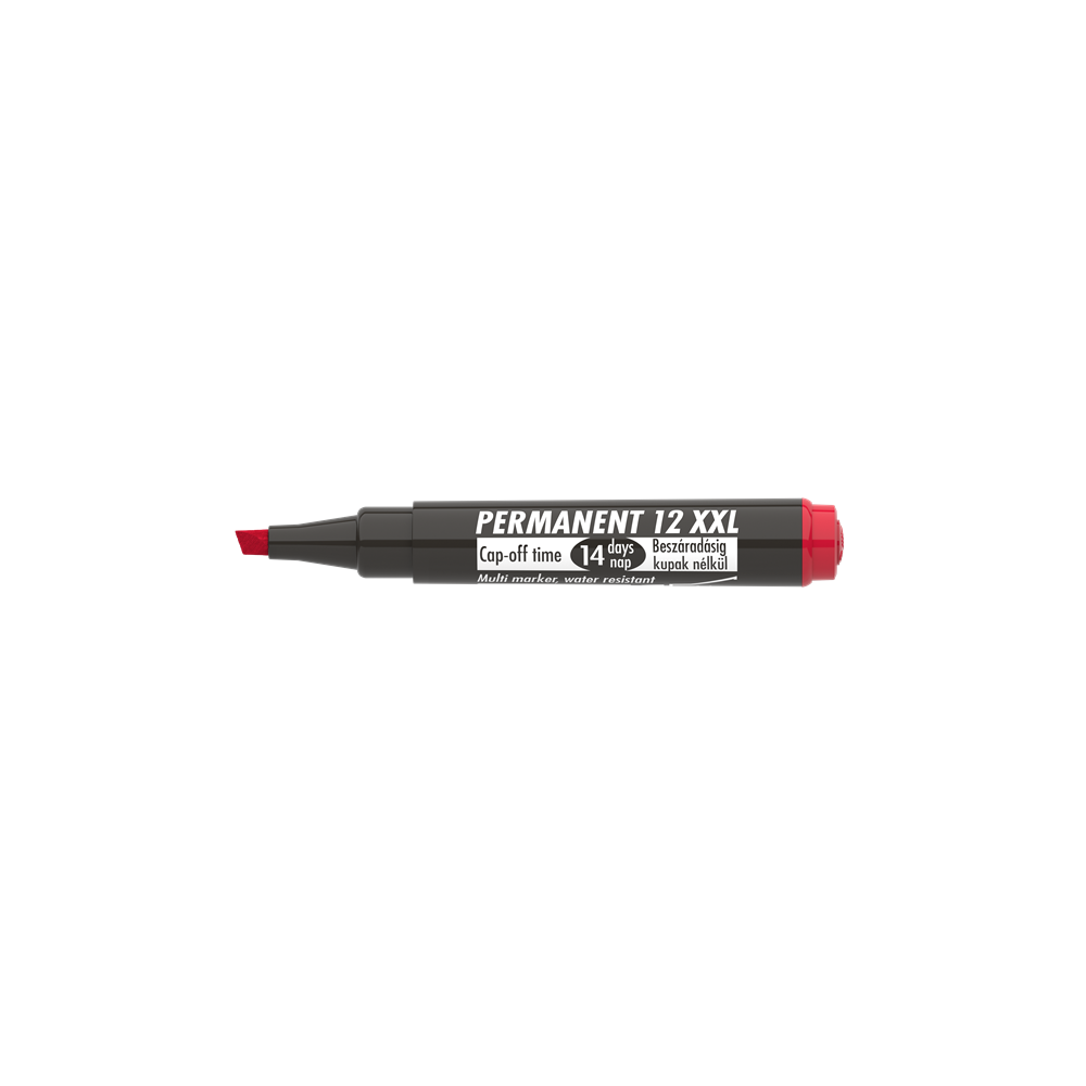 Alkoholos marker 1-4mm, vágott Ico 12XXL piros