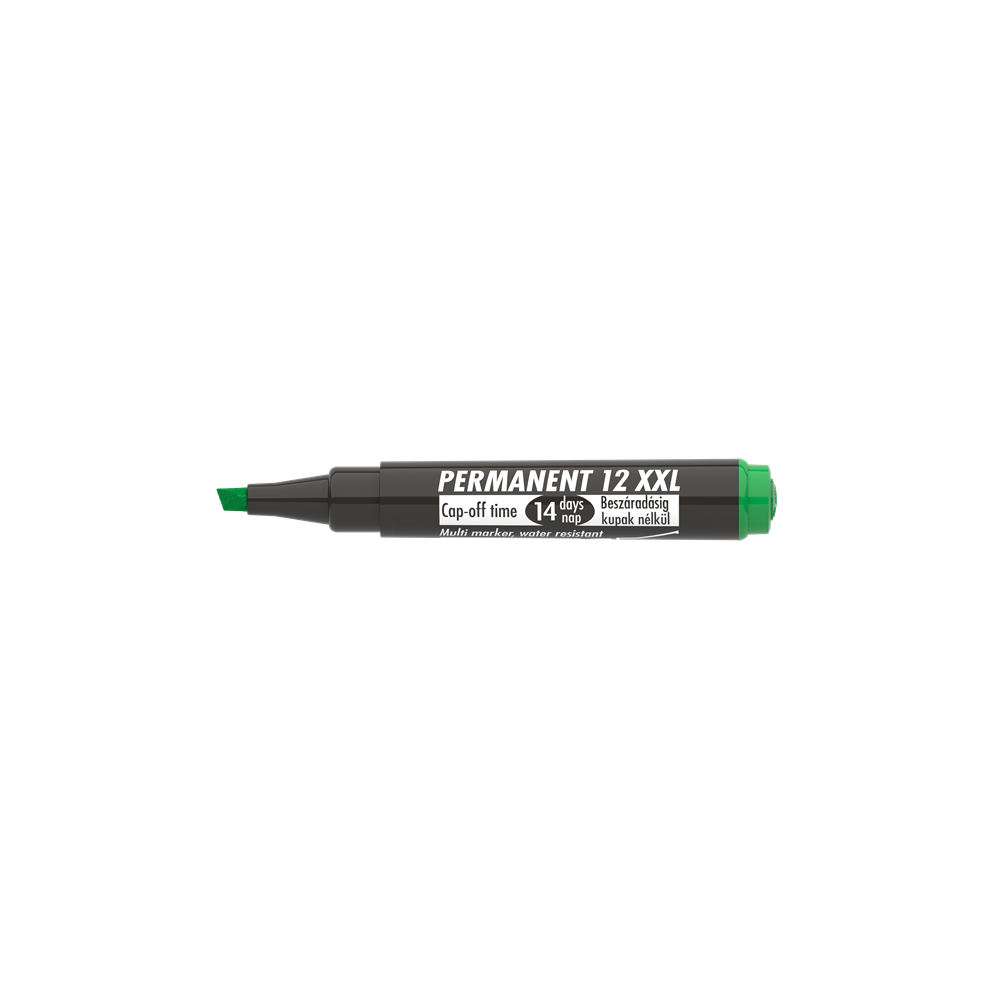Alkoholos marker 1-4mm, vágott Ico 12XXL zöld