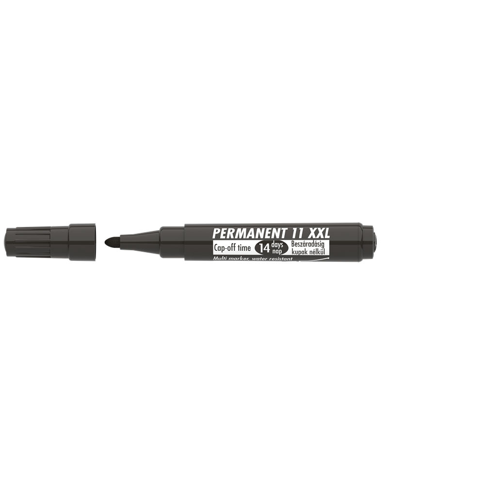 Alkoholos marker 3mm, kerek Ico 11XXL fekete