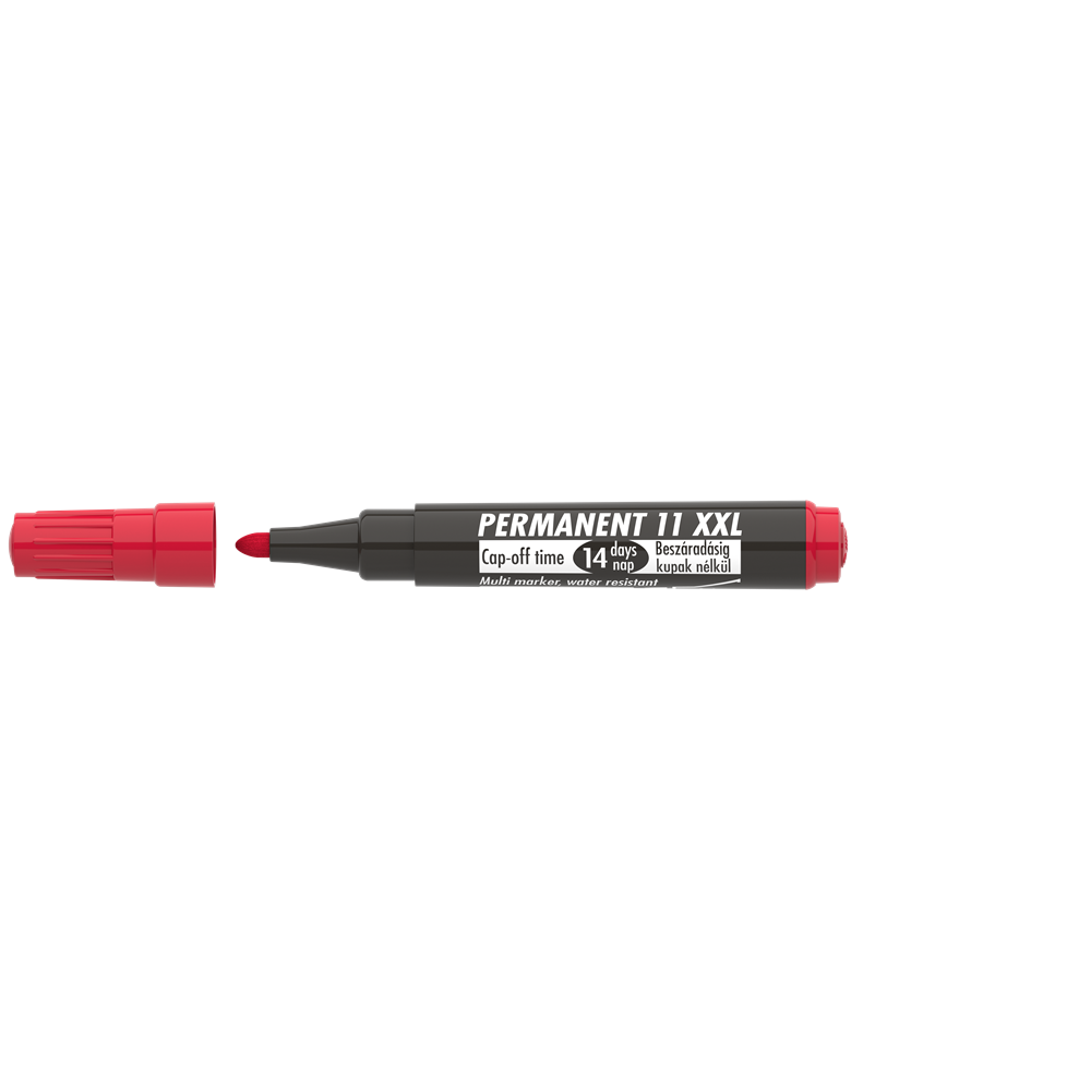 Alkoholos marker 3mm, kerek Ico 11XXL piros