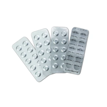 Reagens tabletta szabad klór méréséhez 10 tabletta/levél FotoLovib DPD 1 Dinax