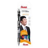 Rollertoll zselés 0.7mm, Pentel EnerGel BL77-4, fekete, kék, piros, zöld