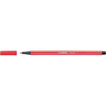 Rostirón, filctoll 1mm, M STABILO Pen 68 kármin piros 