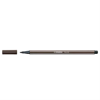 Rostirón, filctoll 1mm, M STABILO Pen 68 kávébarna