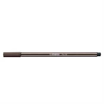 Rostirón, filctoll 1mm, M STABILO Pen 68 kávébarna