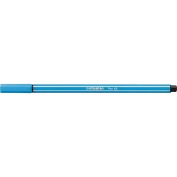 Rostirón, filctoll 1mm, M STABILO Pen 68 neon kék