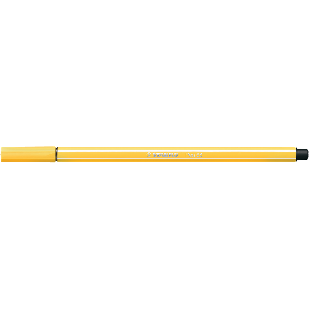 Rostirón, filctoll 1mm, M STABILO Pen 68 sárga