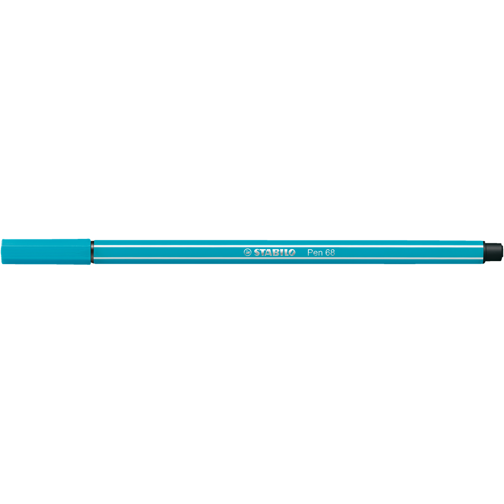 Rostirón, filctoll 1mm, M STABILO Pen 68 világoskék