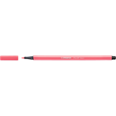 Rostirón, filctoll 1mm, M STABILO Pen 68 neon piros