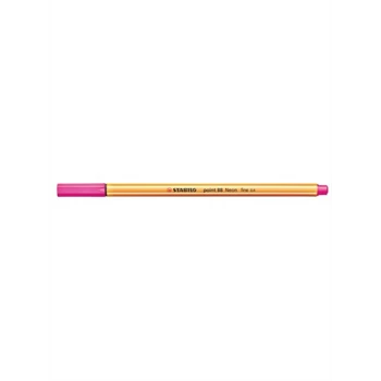 Rostirón, tűfilc 0,4mm, STABILO Point 88 neon rózsaszín