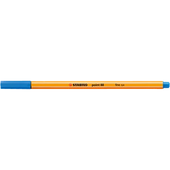 Rostirón, tűfilc 0,4mm, STABILO Point 88 ultramarin kék