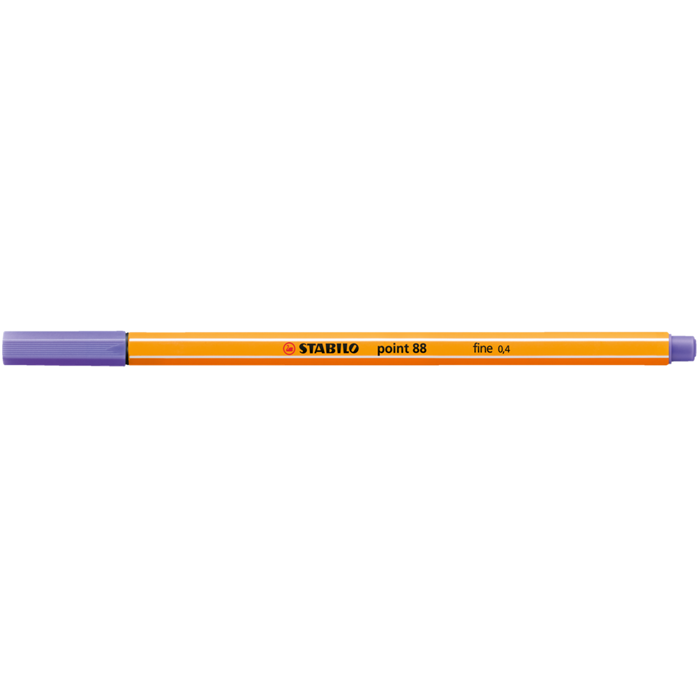 Rostirón, tűfilc 0,4mm, STABILO Point 88 halvány lila