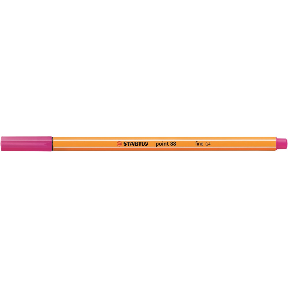 Rostirón, tűfilc 0,4mm, STABILO Point 88 pink