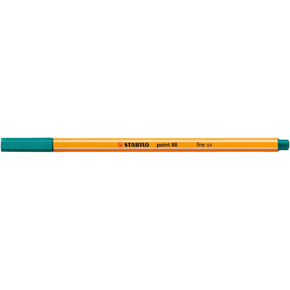 Rostirón, tűfilc 0,4mm, STABILO Point 88 türkiz