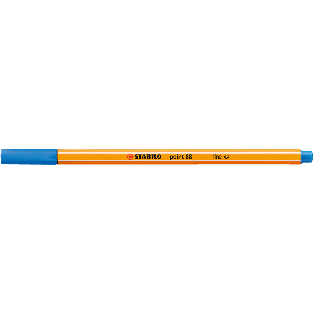 Rostirón, tűfilc 0,4mm, STABILO Point 88 ultramarin kék