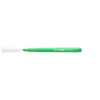 Rostirón, tűfilc vízbázisú, 0,5mm, kerek test, Tinten Pen Ico zöld 