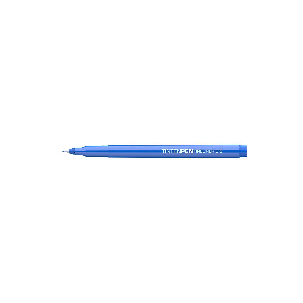 Rostirón, tűfilc vízbázisú, 0,5mm, kerek test, Tinten Pen Ico kék